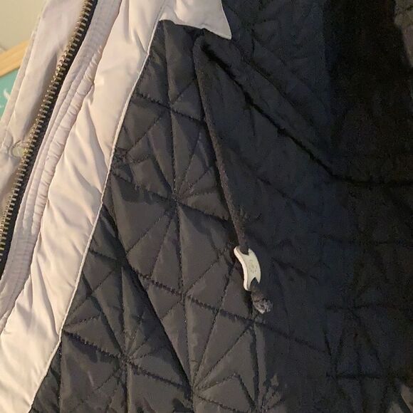 Maison Scotch Hooded Puffer Coat in Cream - Picture 5 of 11